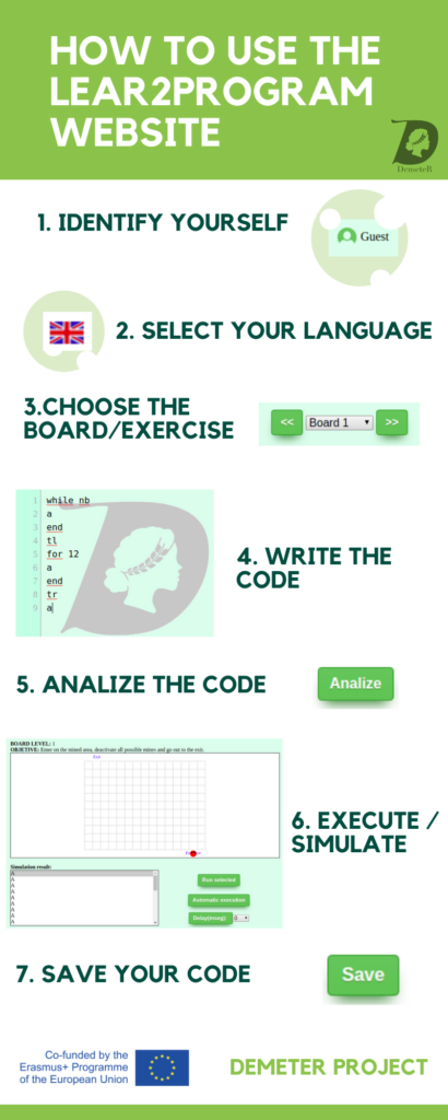 how to use the lear2program website